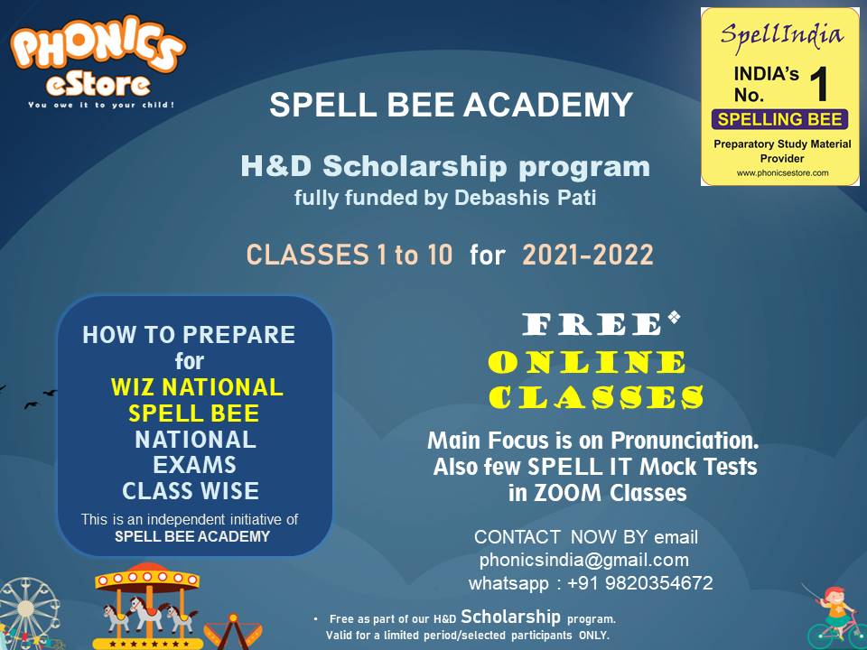 wiz national spell bee exam